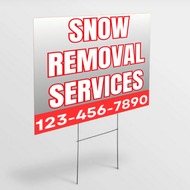 Custom Yard Signs with Stakes