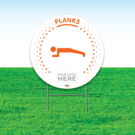 Planks Fitness Yard Sign