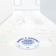 Custom Logo Sensory Path SUPER STICKERS®