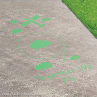 Together We™ Fly Inclusive Play Reusable Playground Stencil