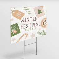 Custom Yard Signs with Stakes