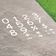 Number & Symbol Reusable Stencil