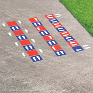 Fitness Agility Ladder Reusable Playground Stencil