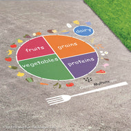 Choose My Plate Reusable Playground Stencil
