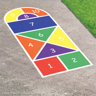 Ultra Hopscotch Reusable Playground Stencil