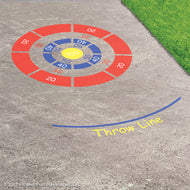 Bullseye Reusable Playground Stencil
