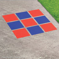 Tic Tac Toe Reusable Playground Stencil