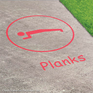 Planks Reusable Stencils