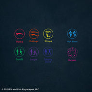 Wellness Stations Reusable Playground Stencil Package