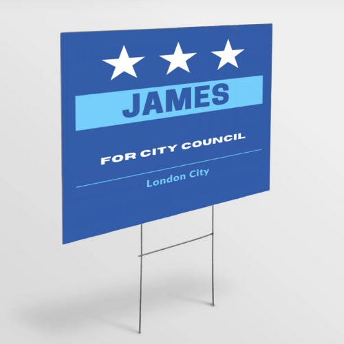 Custom Yard Signs with Stakes