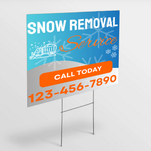 Custom Yard Signs with Stakes