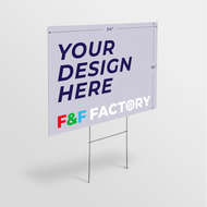 Custom Yard Signs with Stakes