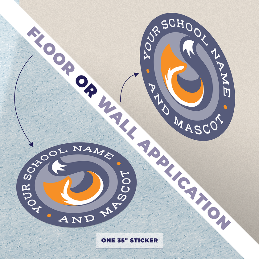 Custom School Spirit and Mascot Decals - Vinyl 3M