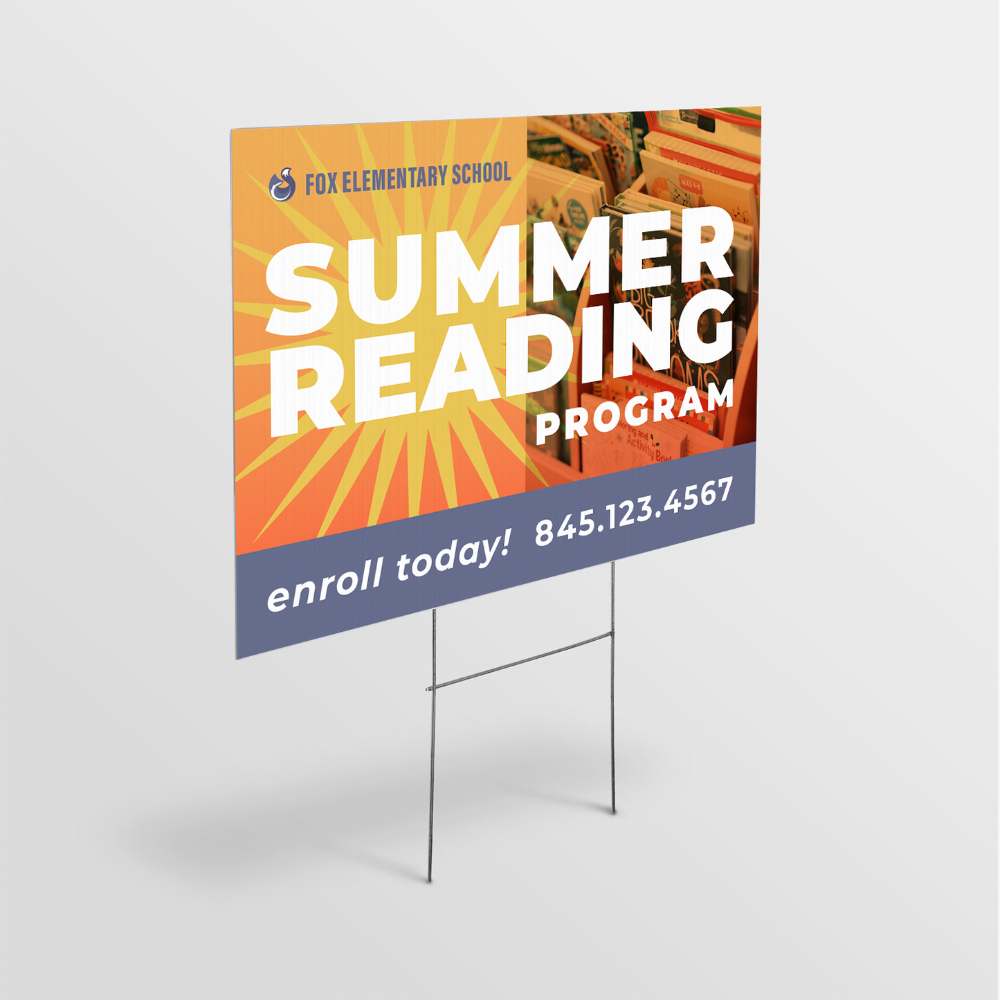 Custom Yard Signs with Stakes