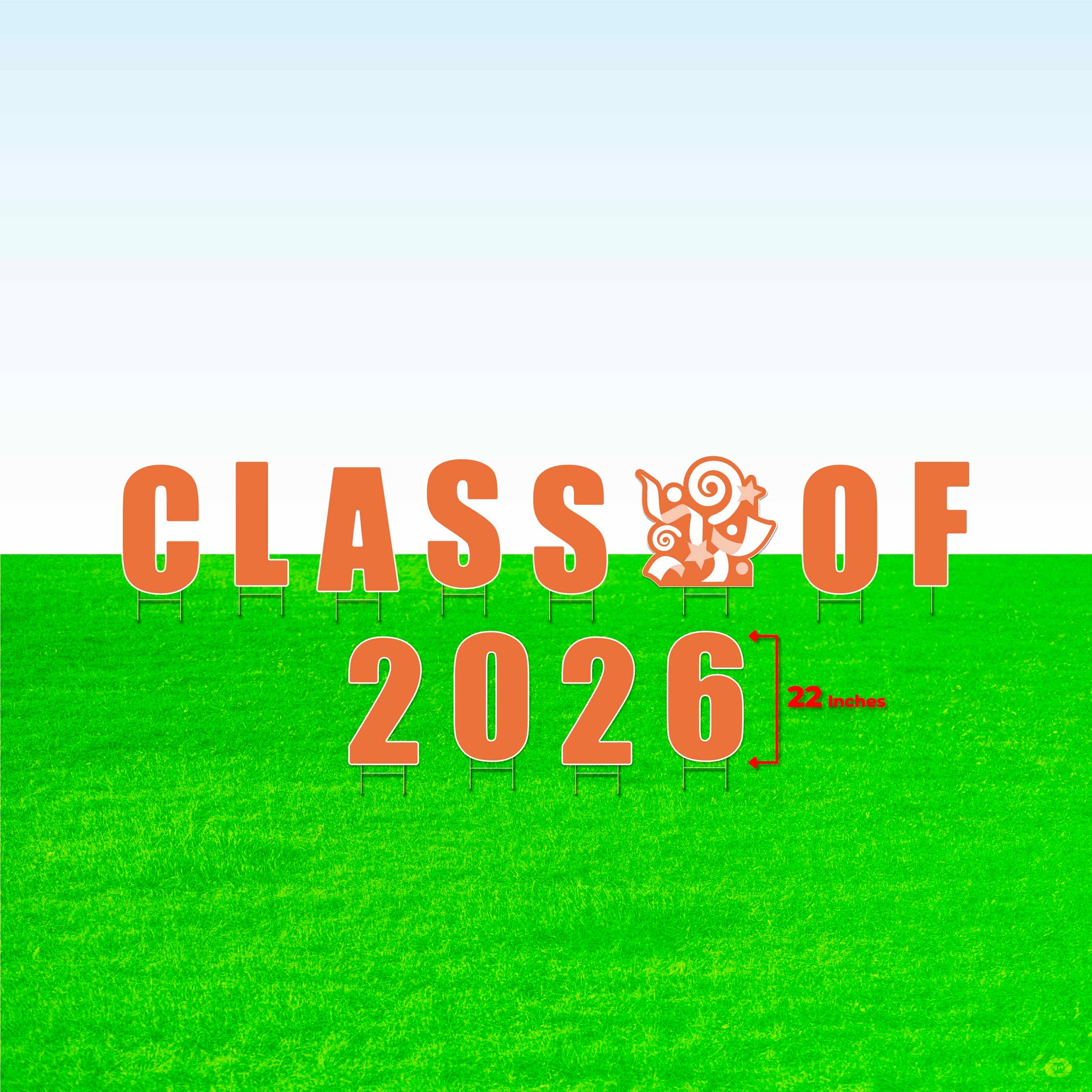 Class of 2026! Lawn Letter Package- 14 inch, 22 inch, or 30 inch High
