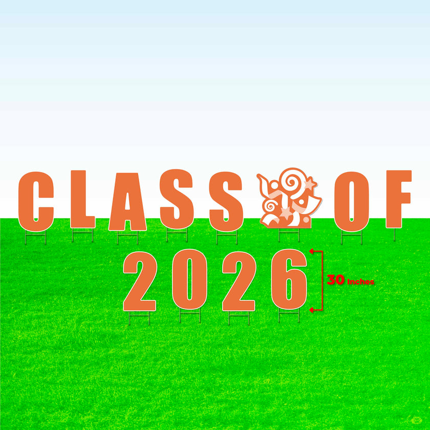 Class of 2026! Lawn Letter Package- 14 inch, 22 inch, or 30 inch High