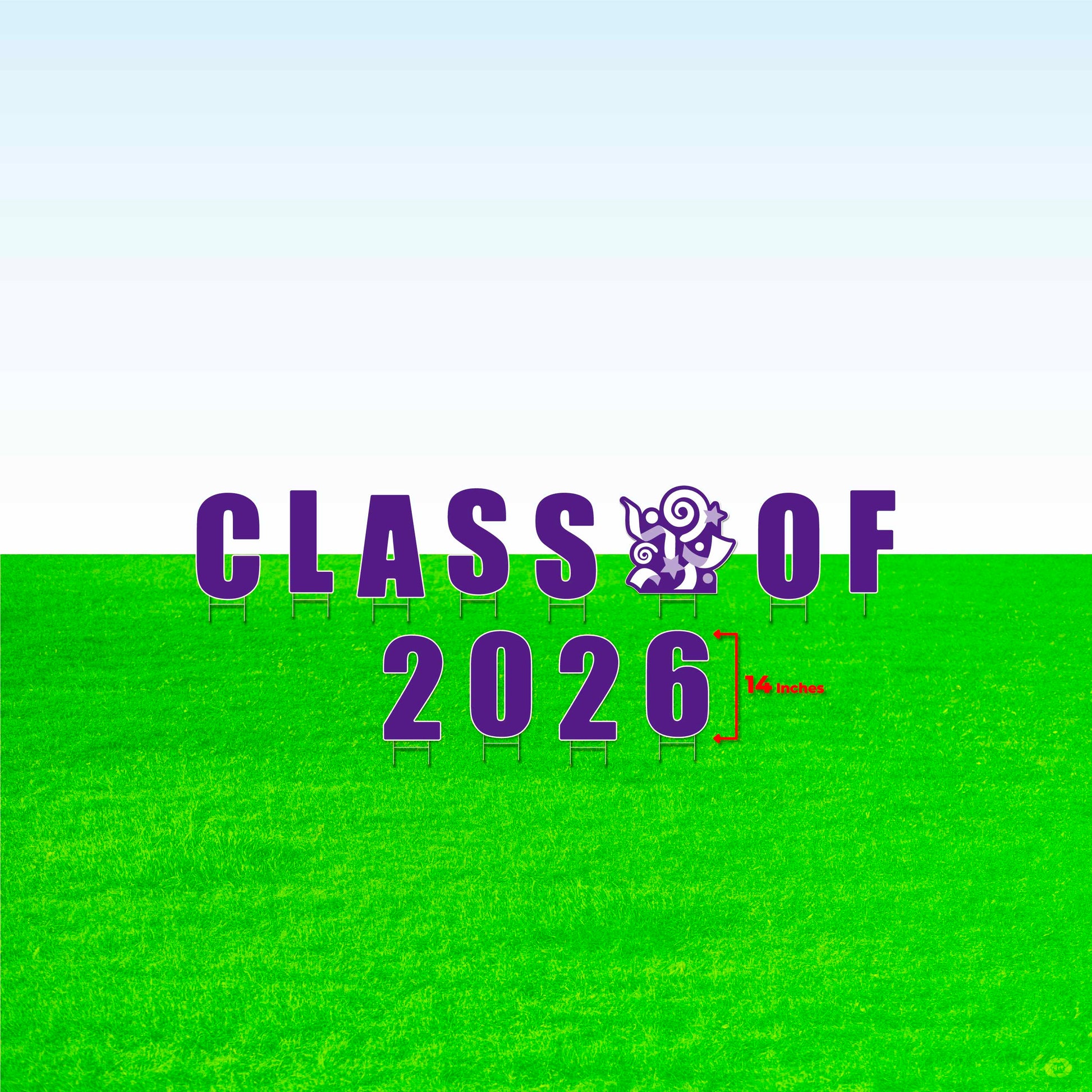 Class of 2026! Lawn Letter Package- 14 inch, 22 inch, or 30 inch High