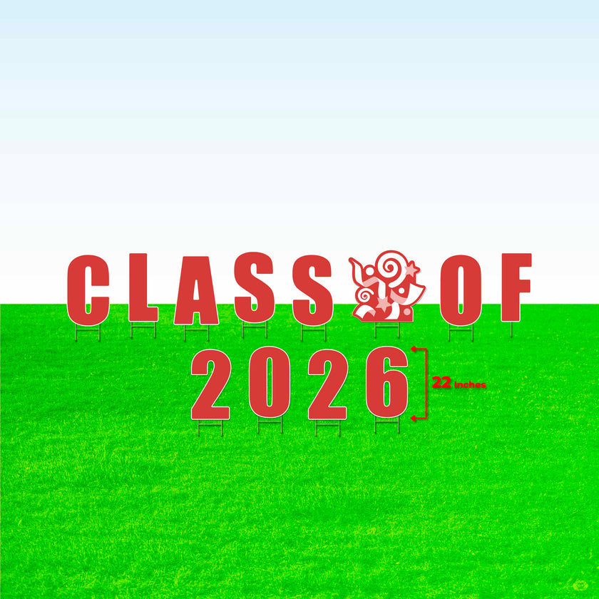 Class of 2026! Lawn Letter Package- 14 inch, 22 inch, or 30 inch High