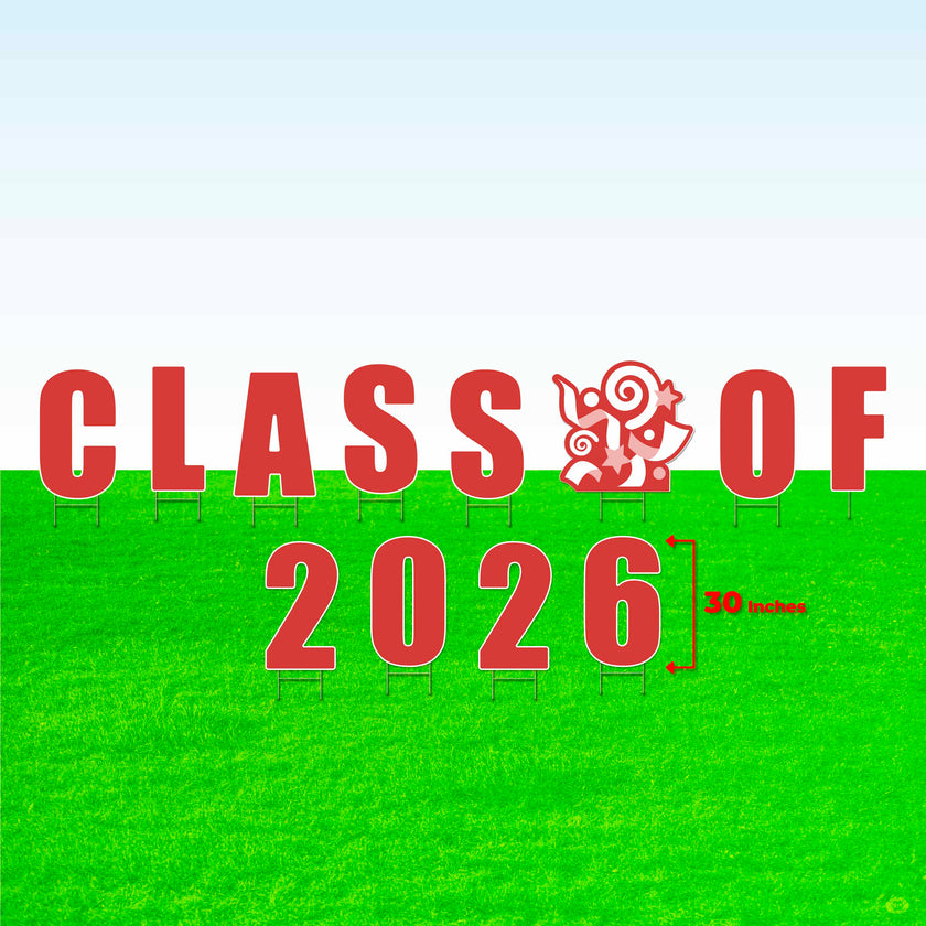 Class of 2026! Lawn Letter Package- 14 inch, 22 inch, or 30 inch High