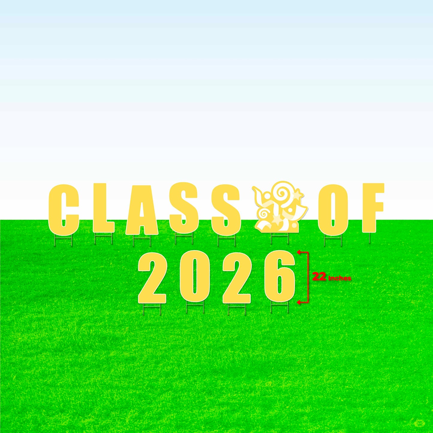Class of 2026! Lawn Letter Package- 14 inch, 22 inch, or 30 inch High
