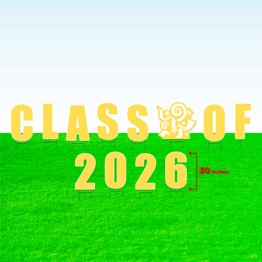 Class of 2026! Lawn Letter Package- 14 inch, 22 inch, or 30 inch High