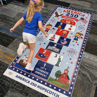 America 250 Hopscotch Roll-Out Activities® Mat