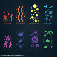 Inclusive Playground Stencil Package | Together We™ Collection