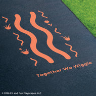Together We™ Wiggle Inclusive Play Reusable Playground Stencil