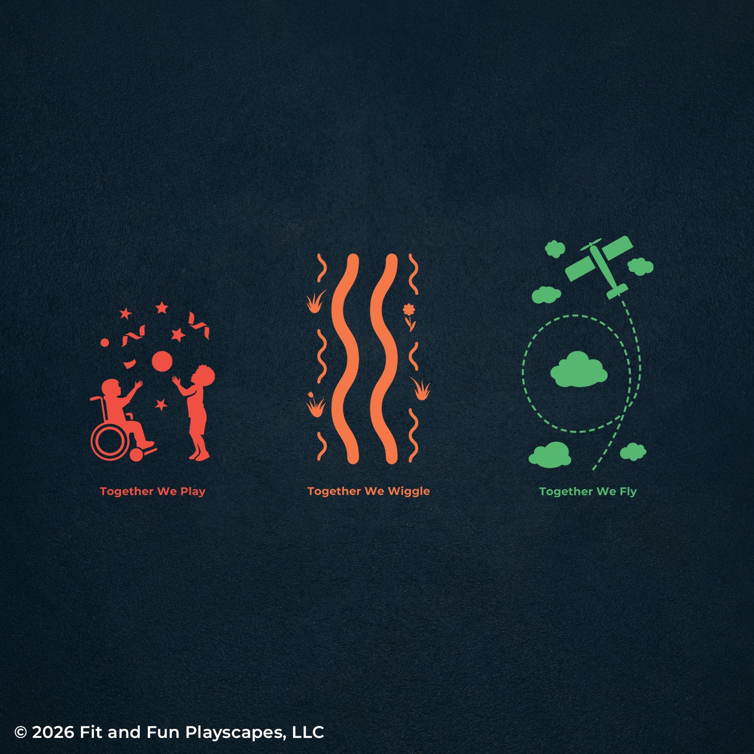 Inclusive Playground Stencil Package | Together We™ Collection