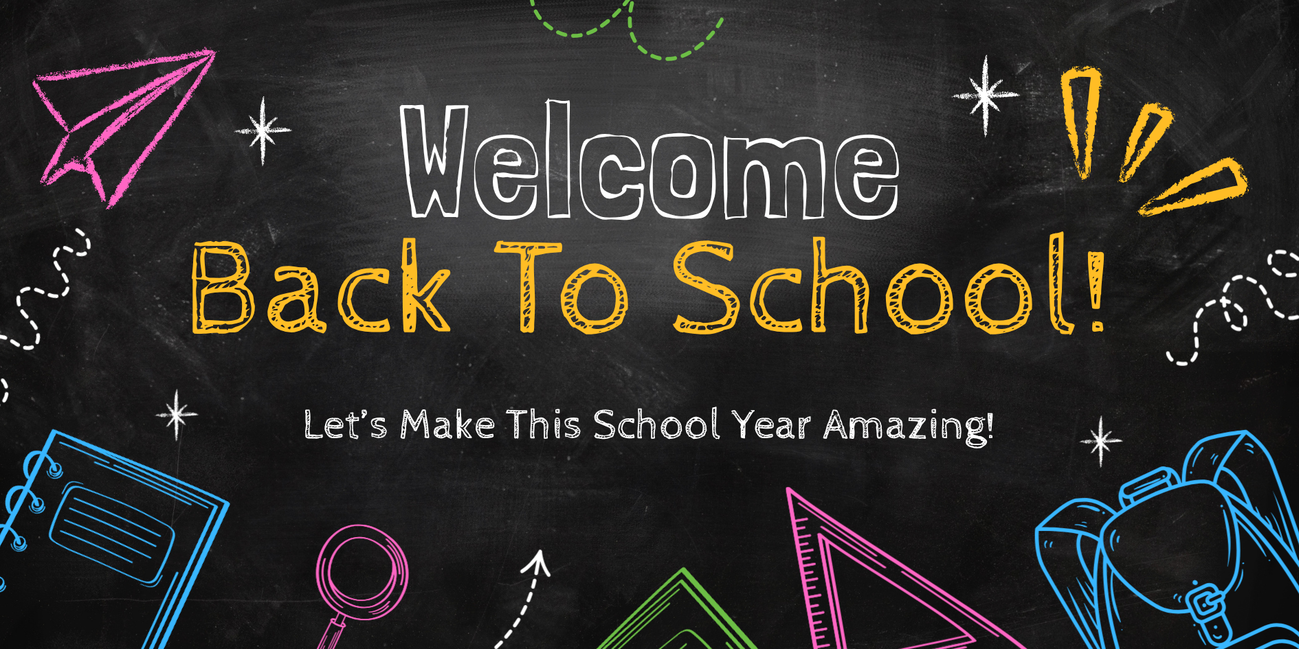 Welcome Back to School Banners