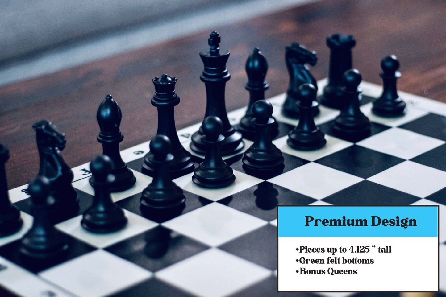 Staunton Quadruple Weighted Chess Set