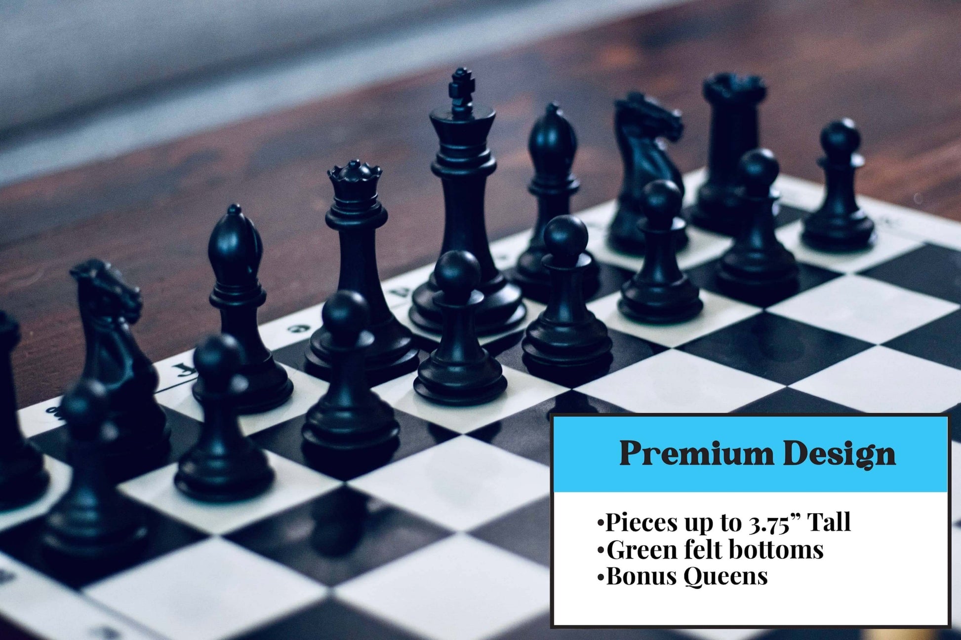 Staunton Triple Weighted Chess Set