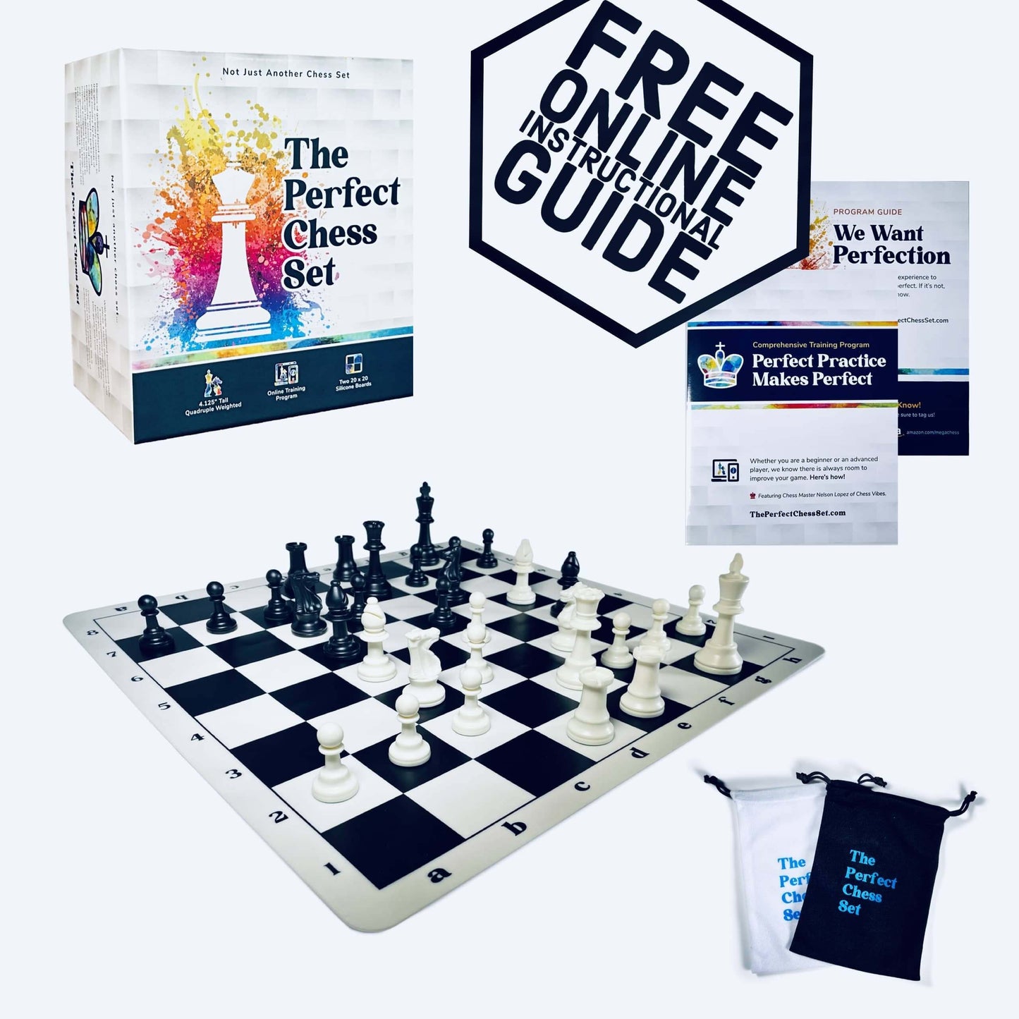 Staunton Triple Weighted Chess Set