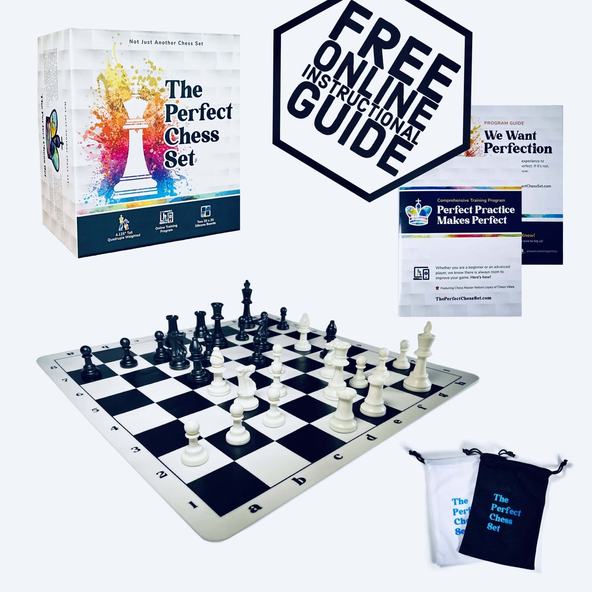 Staunton Triple Weighted Chess Set