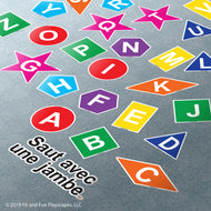 French Hop Letters and Shapes® Super Stickers®