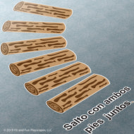 Spanish Jump Logs® Super Stickers®