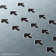 Straight Arrows SUPER STICKERS®