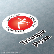Triangle Pose SUPER STICKERS®