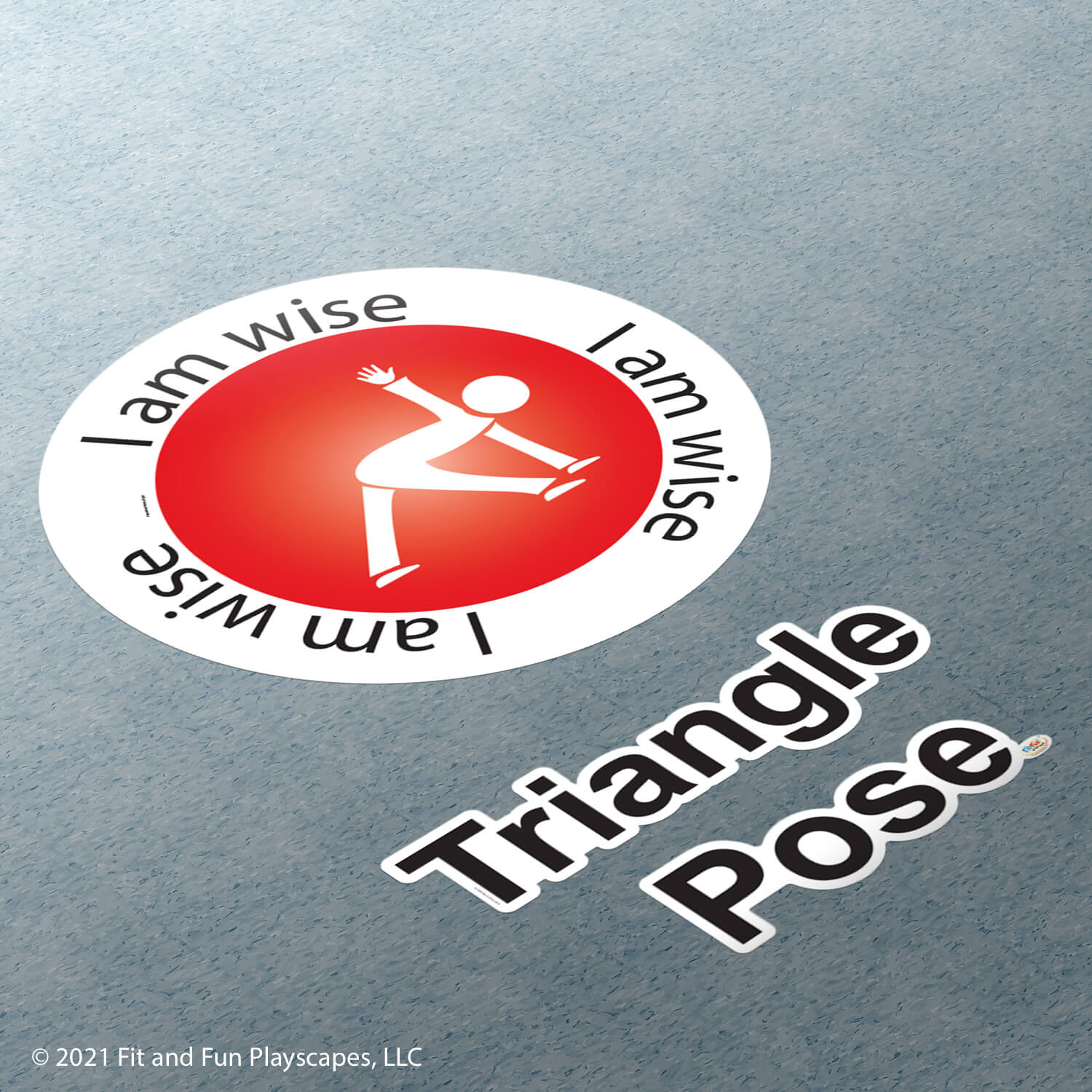 Triangle Pose SUPER STICKERS®