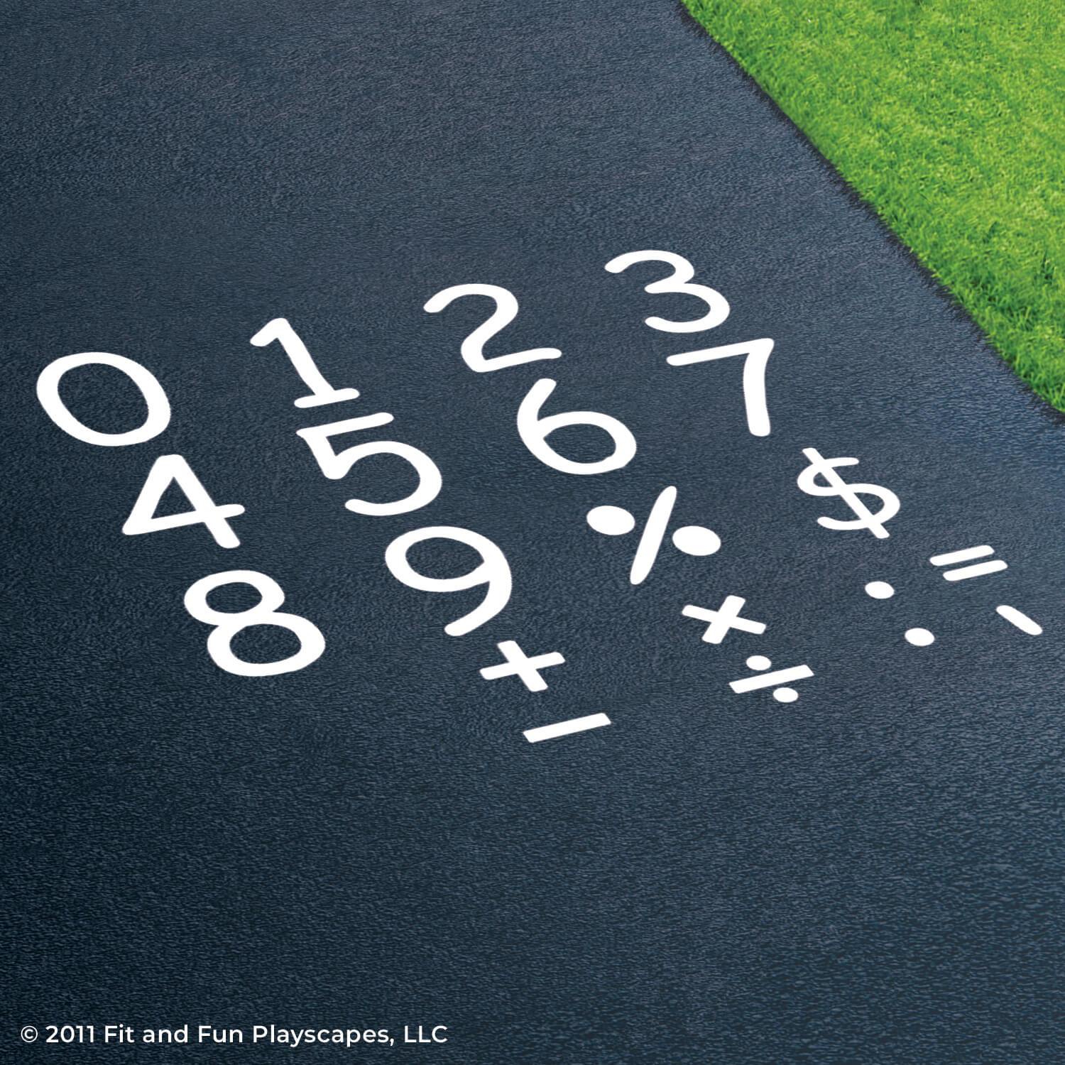 Pre-K Power Up Reusable Playground Stencil Package
