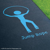 Jump Rope Reusable Stencil