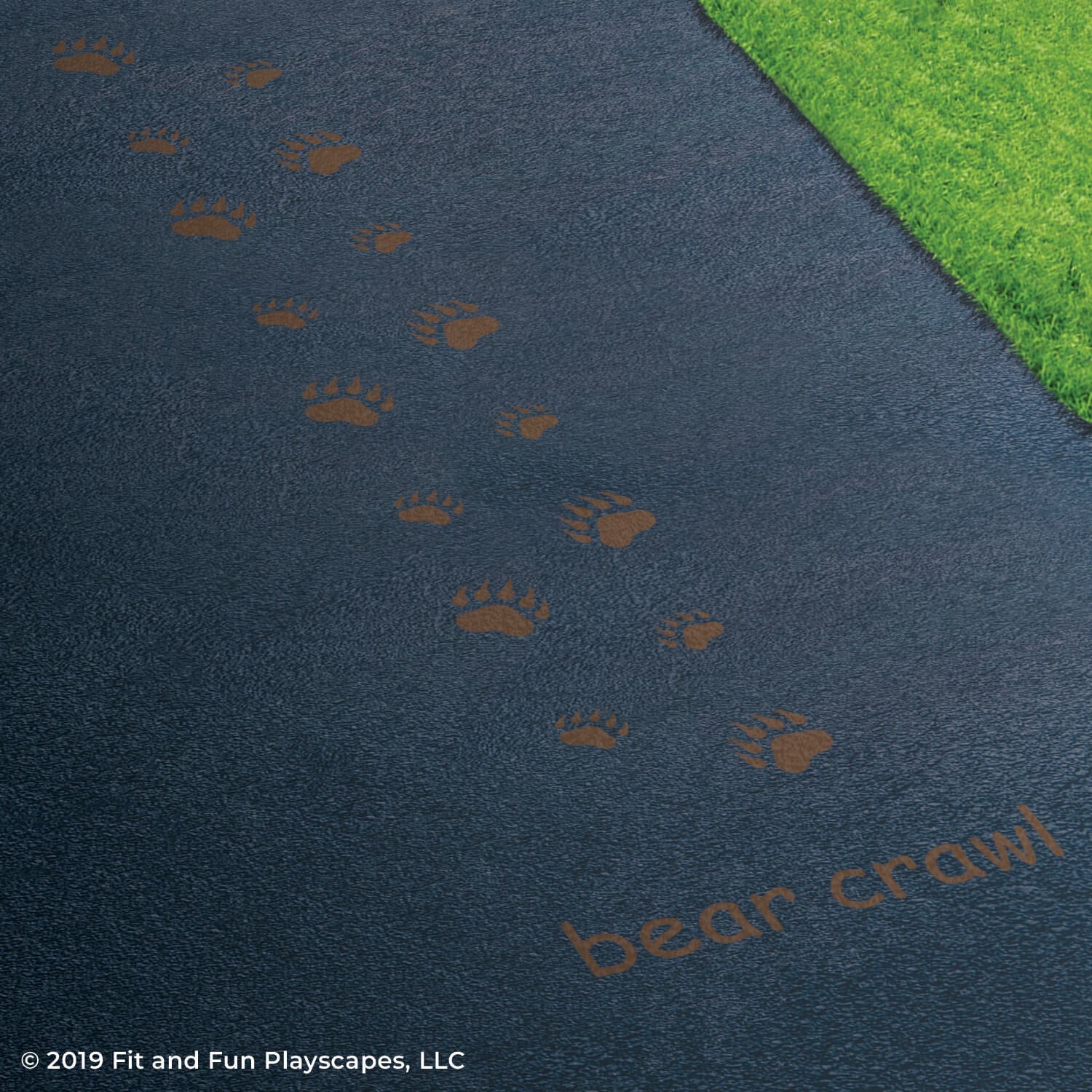Nature Motor Sensory Path Reusable Playground Stencil Package